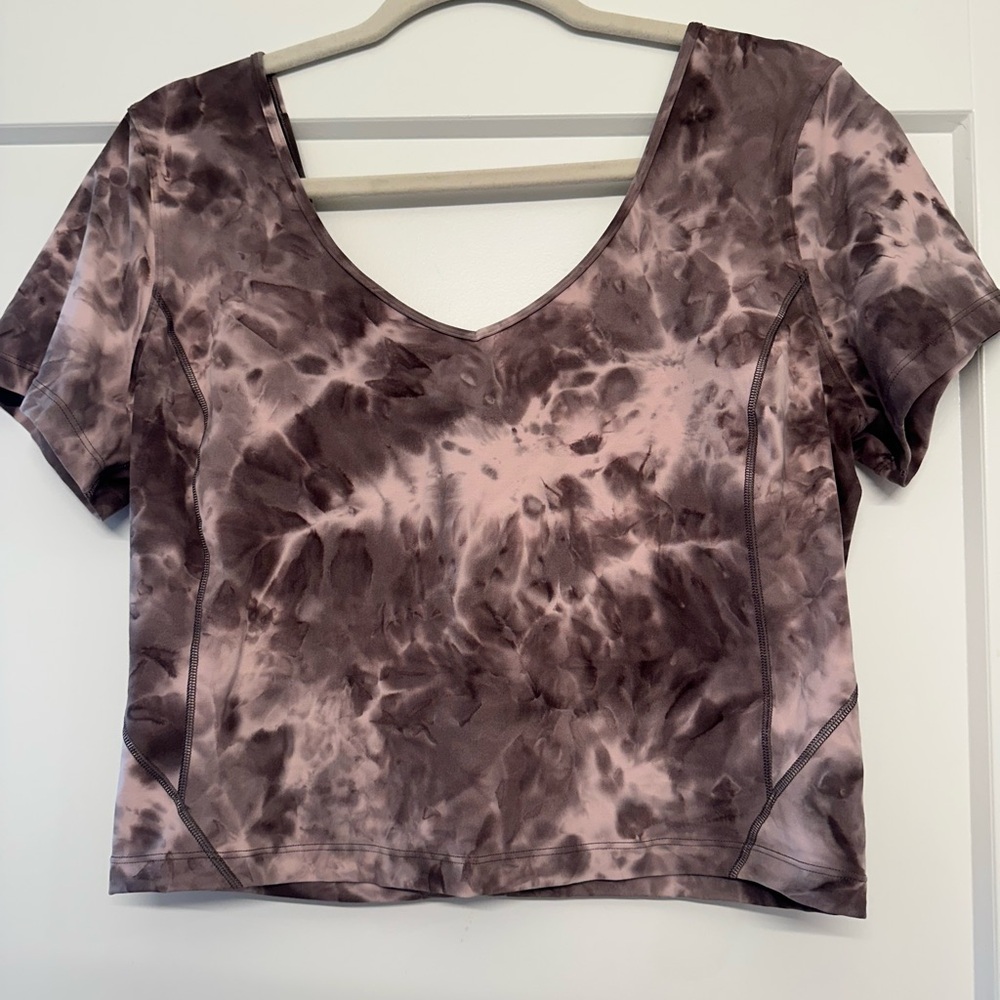 Lululemon Tie-Dye Crop Top